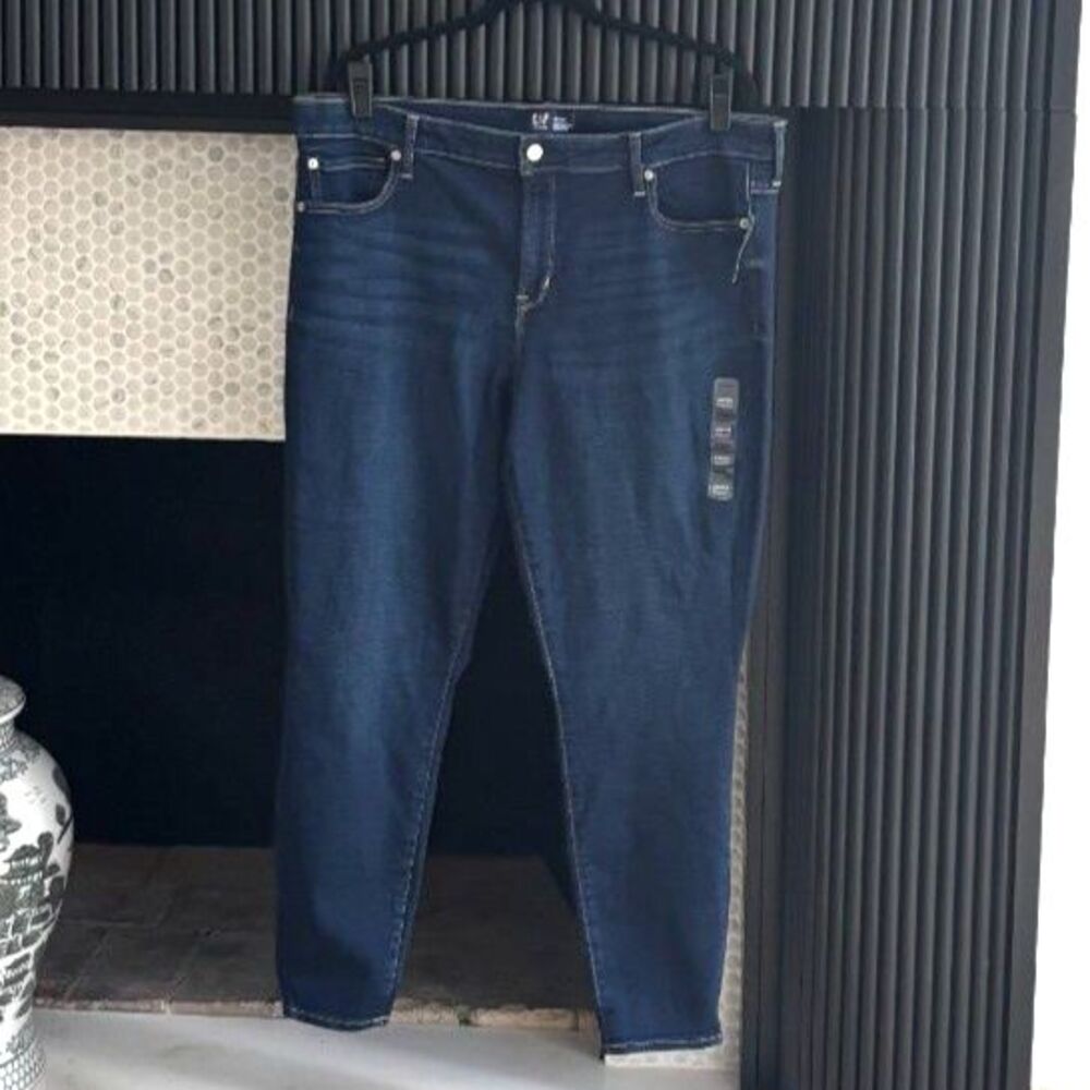 NWT Gap Jeans 20/35 Regular Dark Wash Blue Denim Pants New With Tags MSRP $60
